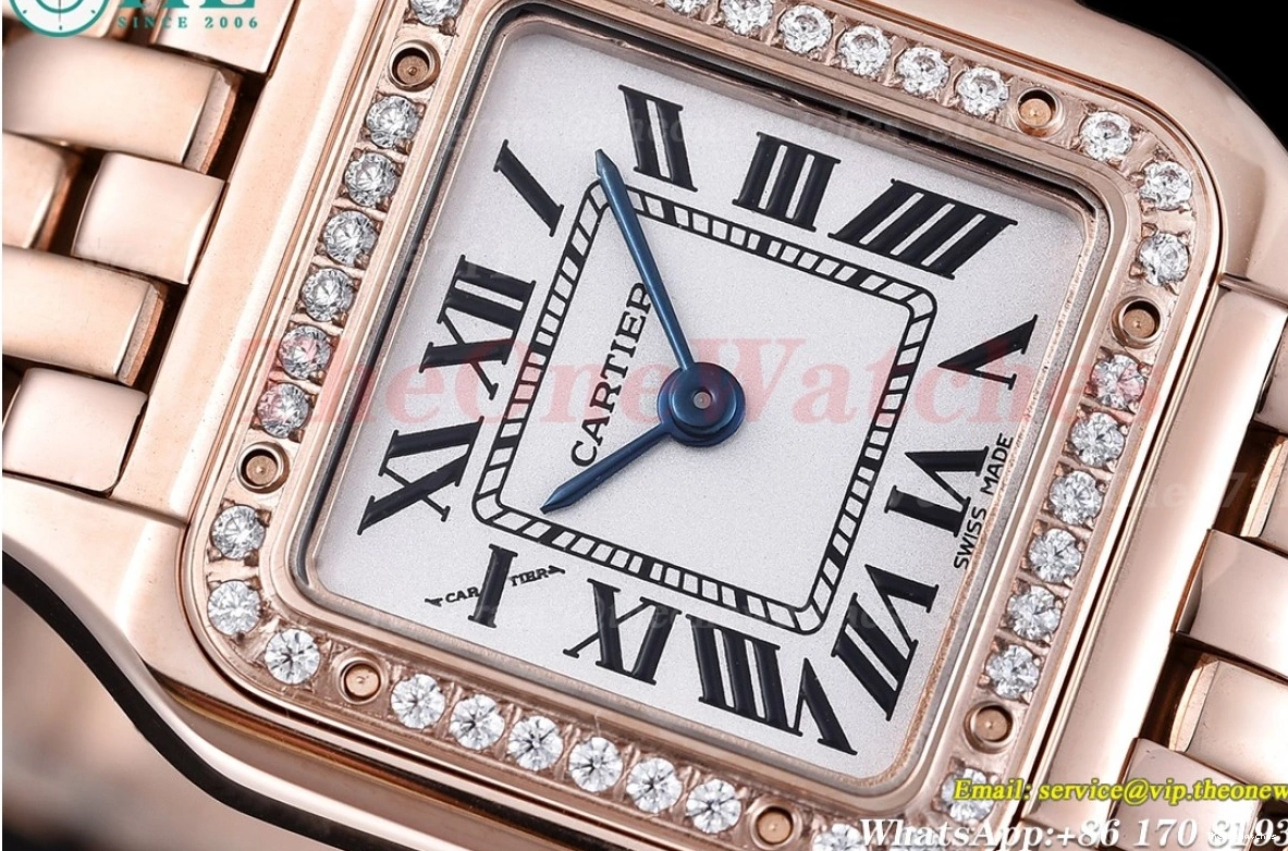 8848F RG Ladies Secrete 22mm Dial White RG Swiss Dia Qtz Panthere De 0423